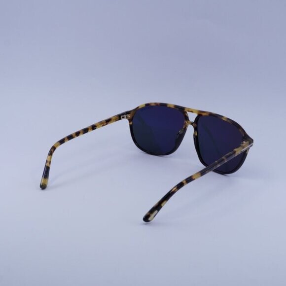 Tom Ford FT1026 05A Bruce Sunglasses Black/Havana Aviator Frame, Smoke Lenses - Picture 9 of 10